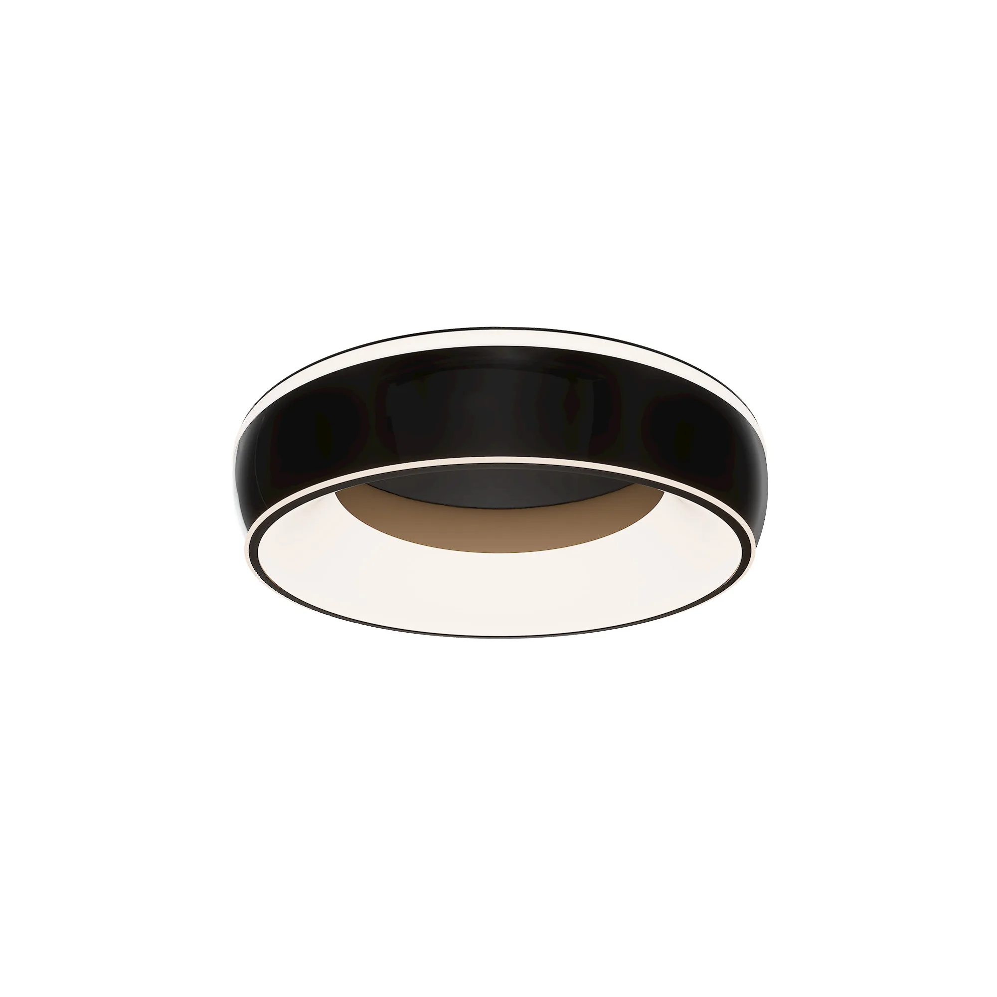 Ringwall LED Flush Mount in Black Chrome