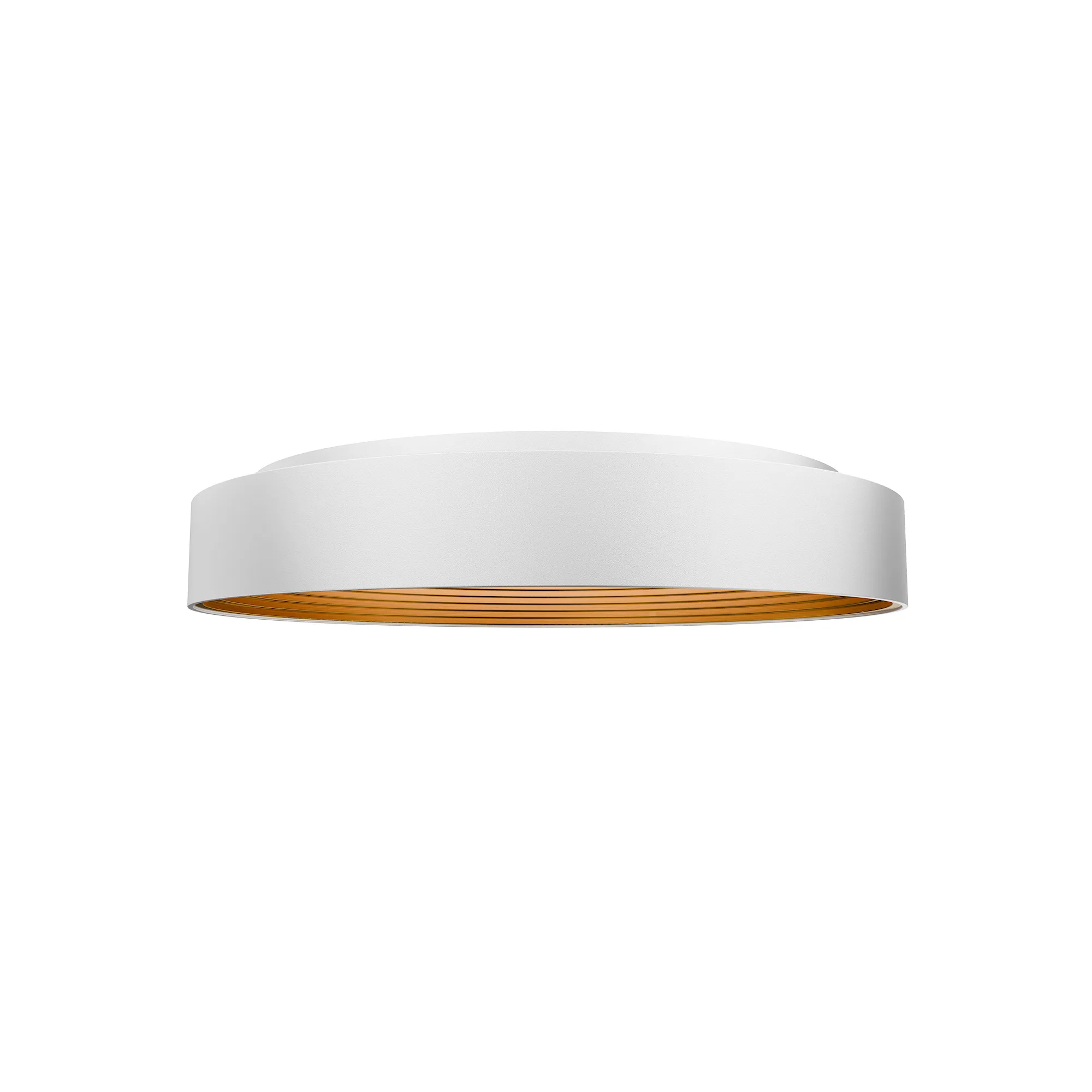 Gaston LED Flush Mount in White/Gold