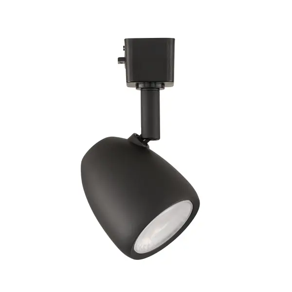 Bullet 7010 track luminaire offers superior light output in a small, unobtrusive design. Developed for residential spaces and lower-mounted commercial applications.