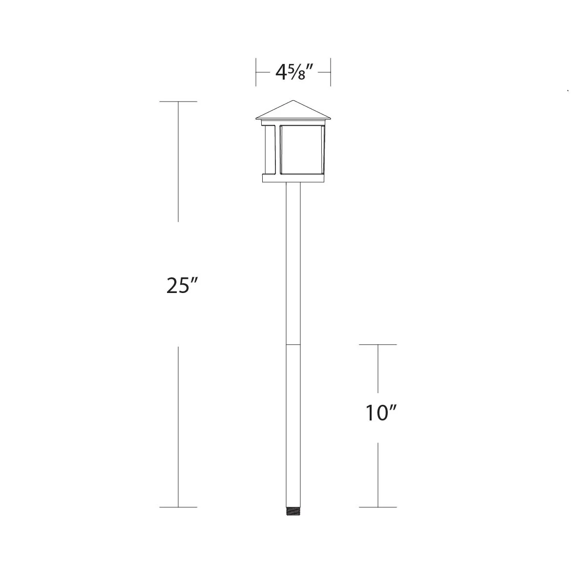 Ltd Landscape LED Path Light in Bronze