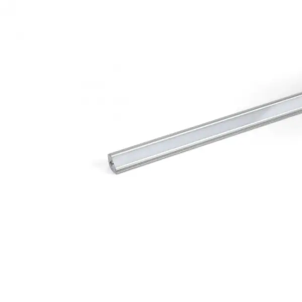 Professional grade field-cuttable 5' Aluminum channel and clips for indoor InvisiLED tape light. Includes mounting hardware and a white acrylic diffuser. Collection: Invisiled Sub-Brand: WAC Lighting Finish: Aluminum Notes: Invisiled 5Ft Field Cuttable Aluminum Surface Mounted AngLED Channel Width: 0.70" Height: 0.70" Length: 60.00" Weight: 1.04 lb Extension from Wall: 60.00" Light Source: LED Dimmable Voltage: 24.00 V Material: Aluminum Country of Origin: Thailand Safety Listing: UL, cUL Safety Rating: UL, cUL LED Manufacturer Warranty: 5 Year Functional, 2 Year Finish Parts Diagram