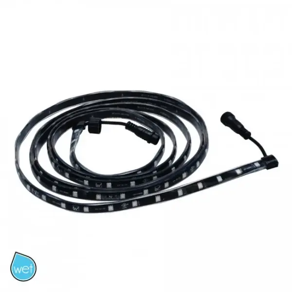 InvisiLED® Pro Outdoor RGB Color Changing Tape Light is great for any and all outdoor accent or color changing lighting applications. Double insulated silicon encasement and distinct electrical and mechanical junctions make for a superior watertight custom system.