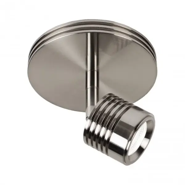 The Vector Monopoint LED Ceiling Wall Light's stylish cylindrical rail head accents this beautifully crafted monopoint. The Vector Monopoint is the perfect solution for an affordable and stylish LED downlighting in a ceiling or wall application. Available in chrome, brushed brass or brushed nickel.