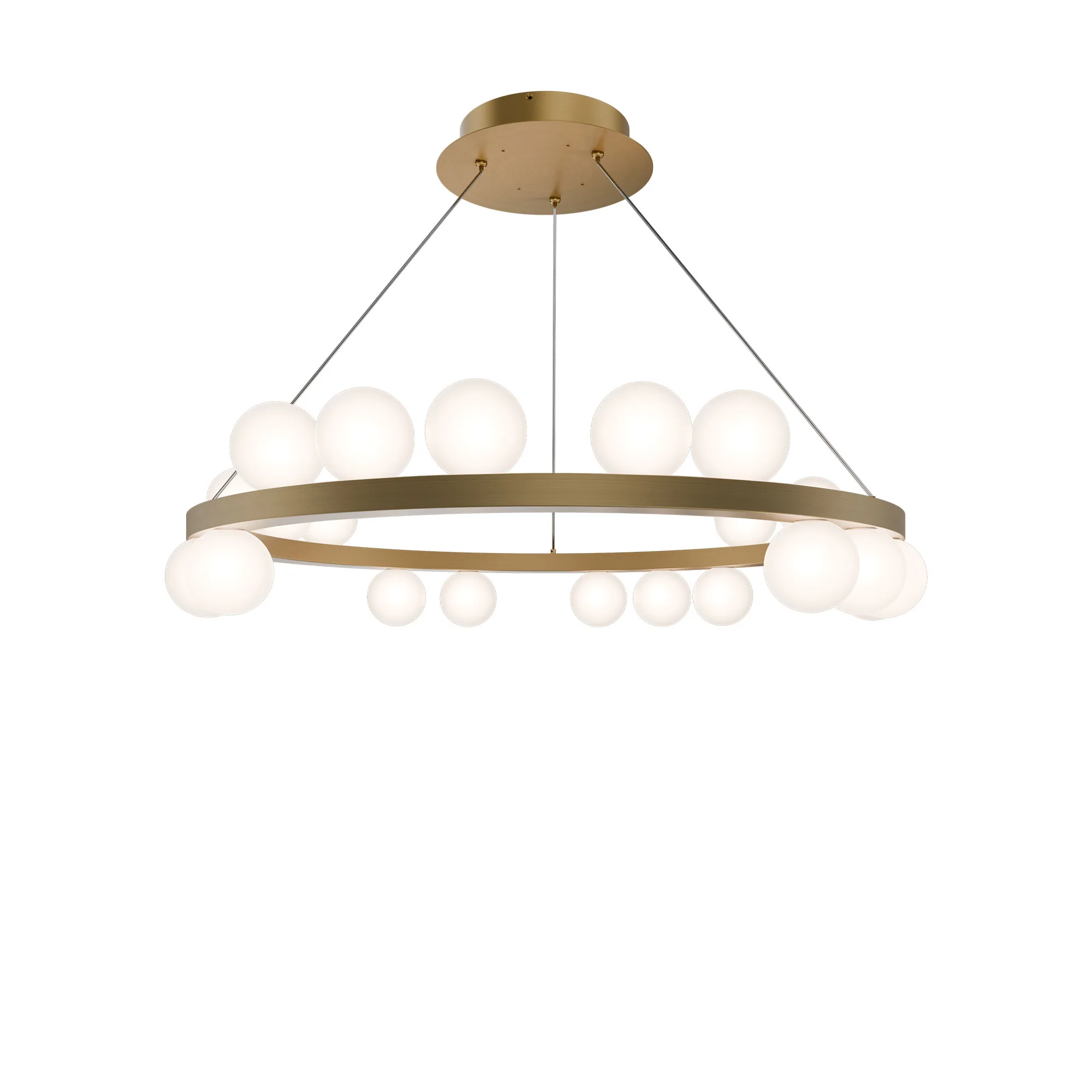 Carousel LED Chandelier in Black