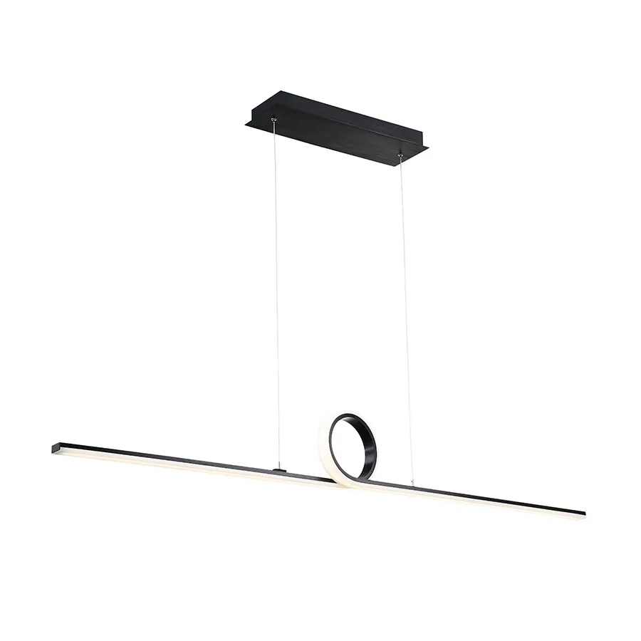 Loophole LED Pendant in Black