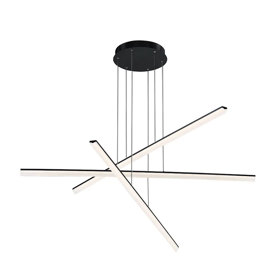 Stack LED Pendant in Black