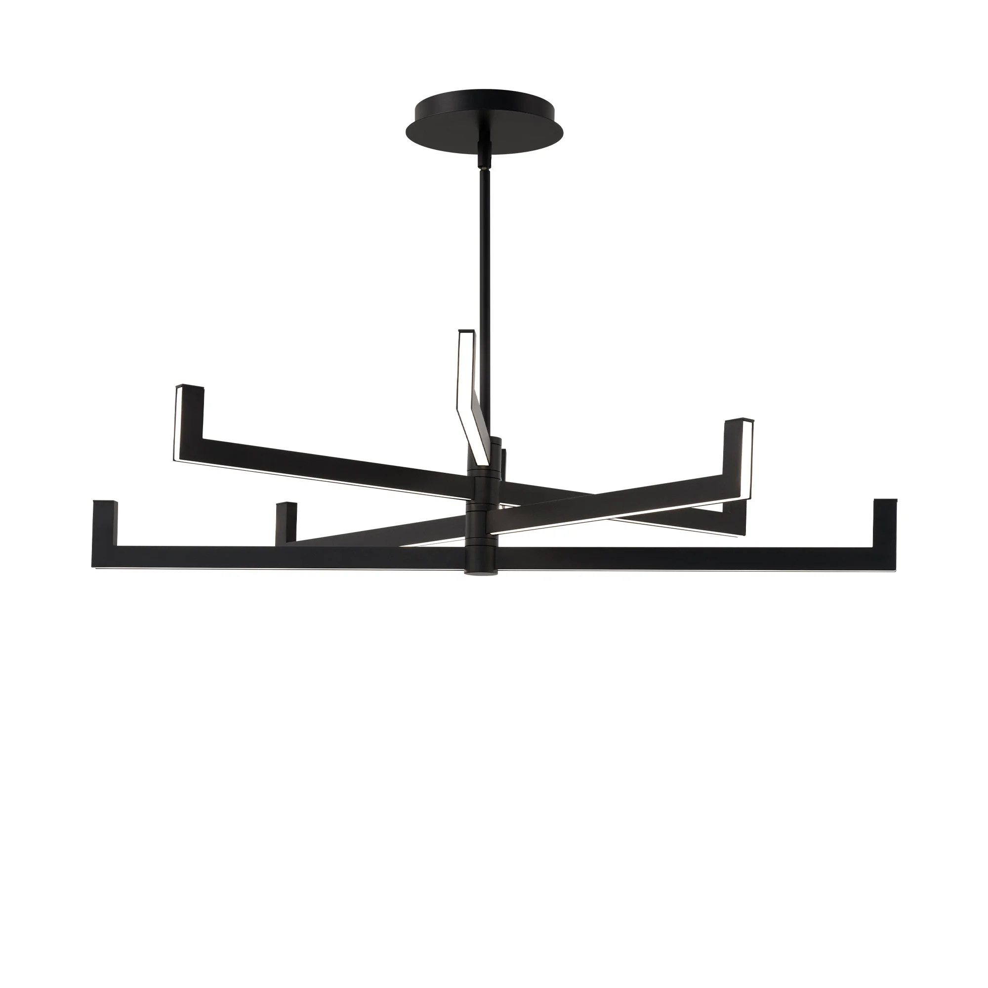 Ferrous LED Chandelier in Black