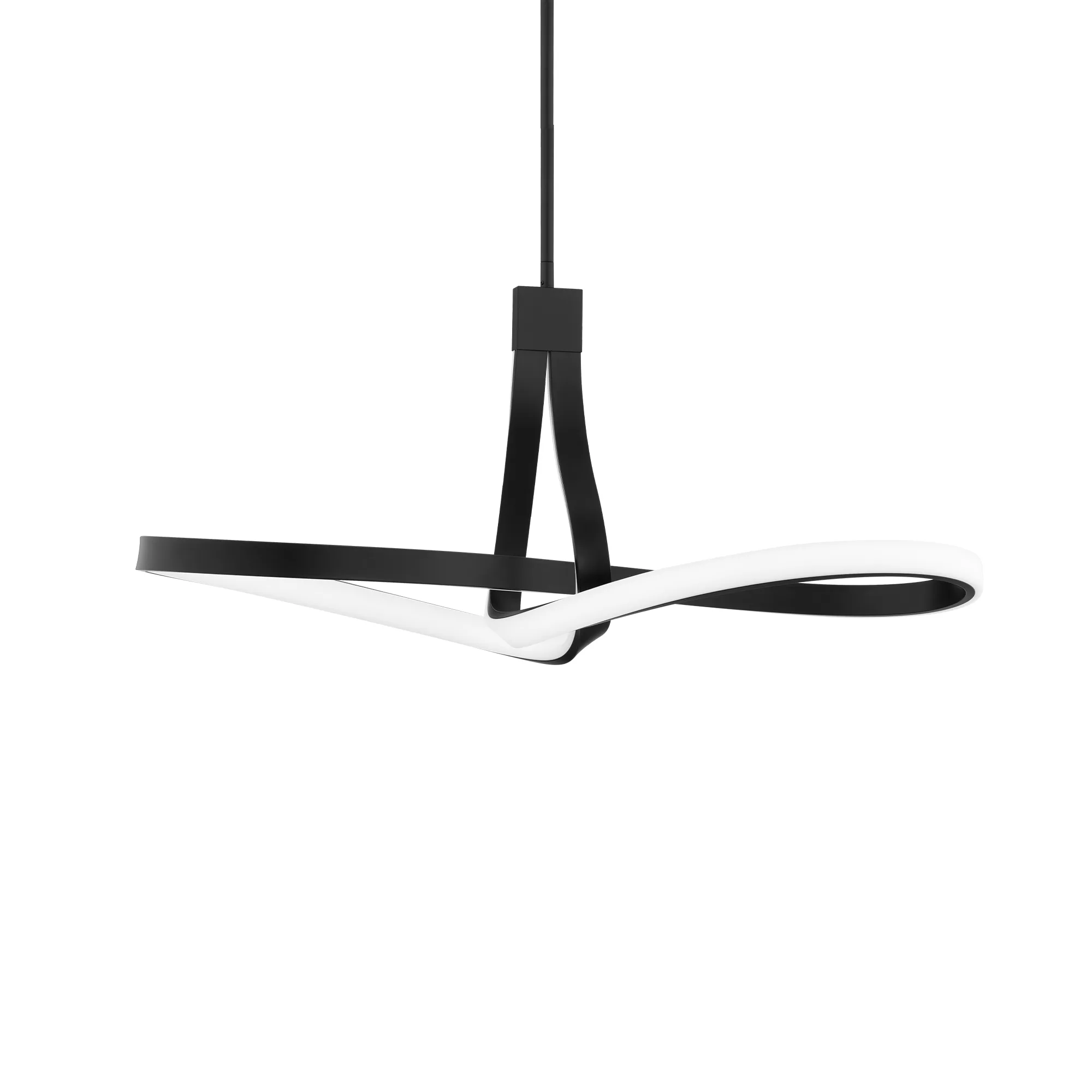 Mobius LED Pendant in Black