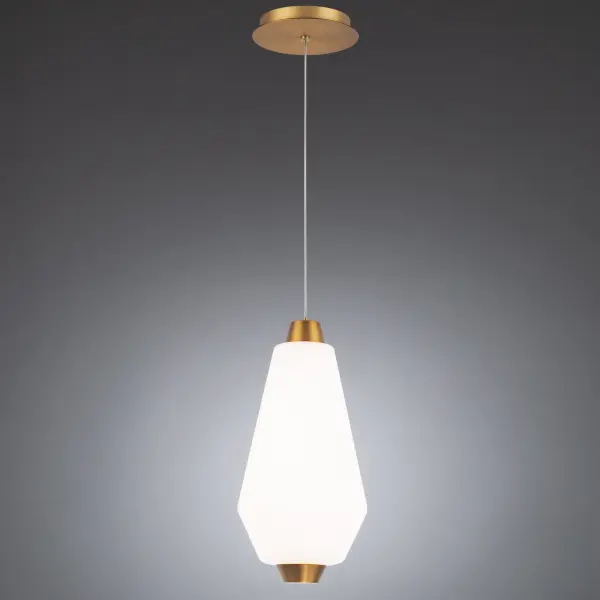 An alluring, charming etched opal jewel with a touch of aged brass, black or brushed nickel. A standout lighting design element.