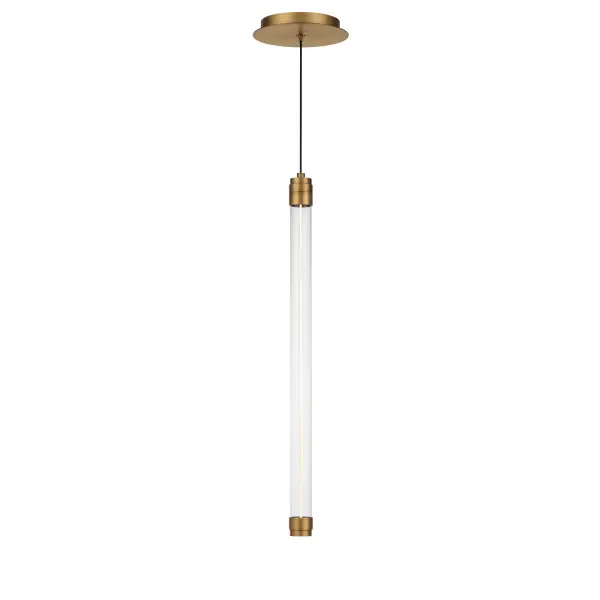Clearly fascinating. A transparent tube of LED light providing dramatic illumination.