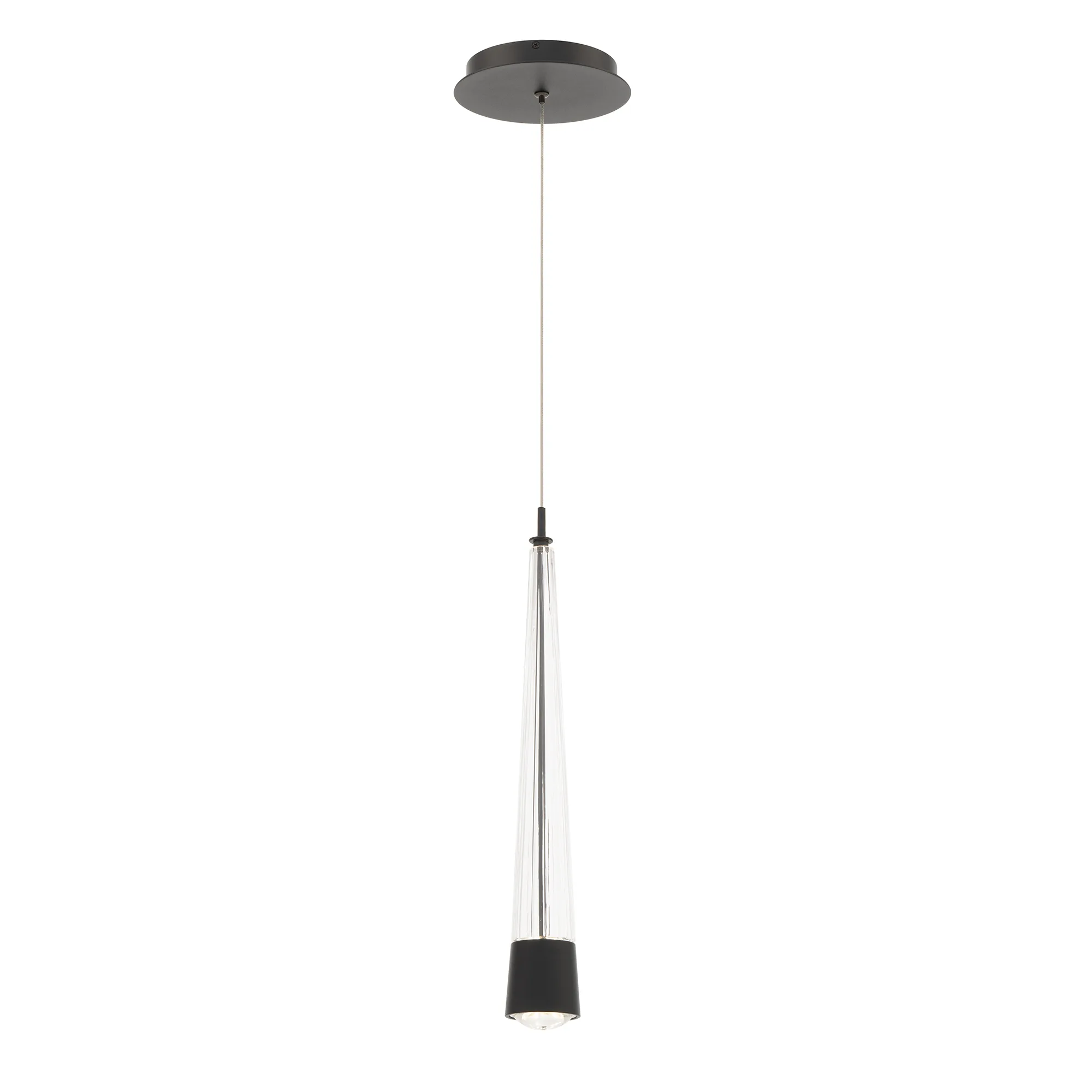 Quill LED Mini Pendant in Black