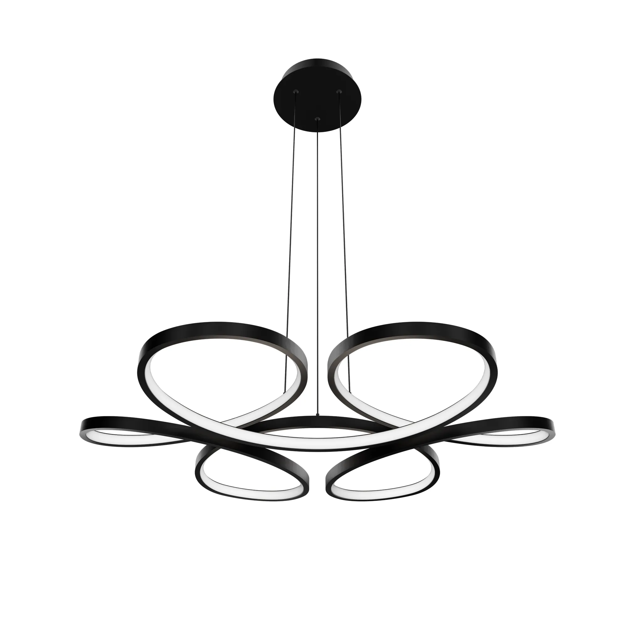 Klover LED Pendant in Black