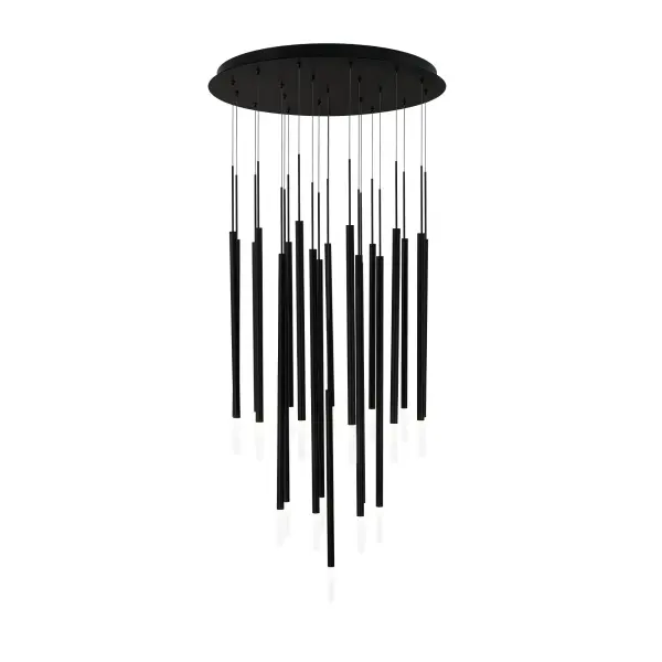 Wisp of light. This sleek and refined pendant is tipped with an acrylic diffuser, casting diffused illumination while emphasizing its minimalistic style.