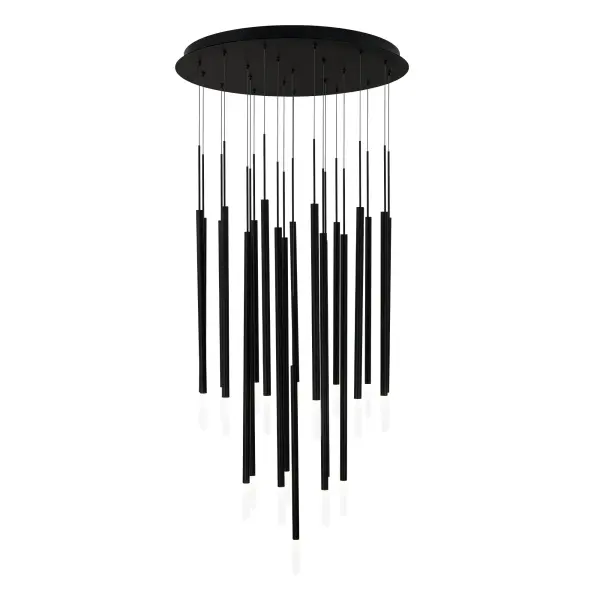 Wisp of light. This sleek and refined pendant is tipped with an acrylic diffuser, casting diffused illumination while emphasizing its minimalistic style. - alternate view