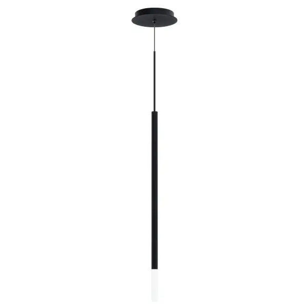 Wisp of light. This sleek and refined pendant is tipped with an acrylic diffuser, casting diffused illumination while emphasizing its minimalistic style.