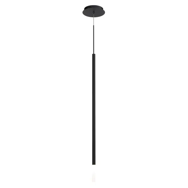 Wisp of light. This sleek and refined pendant is tipped with an acrylic diffuser, casting diffused illumination while emphasizing its minimalistic style.