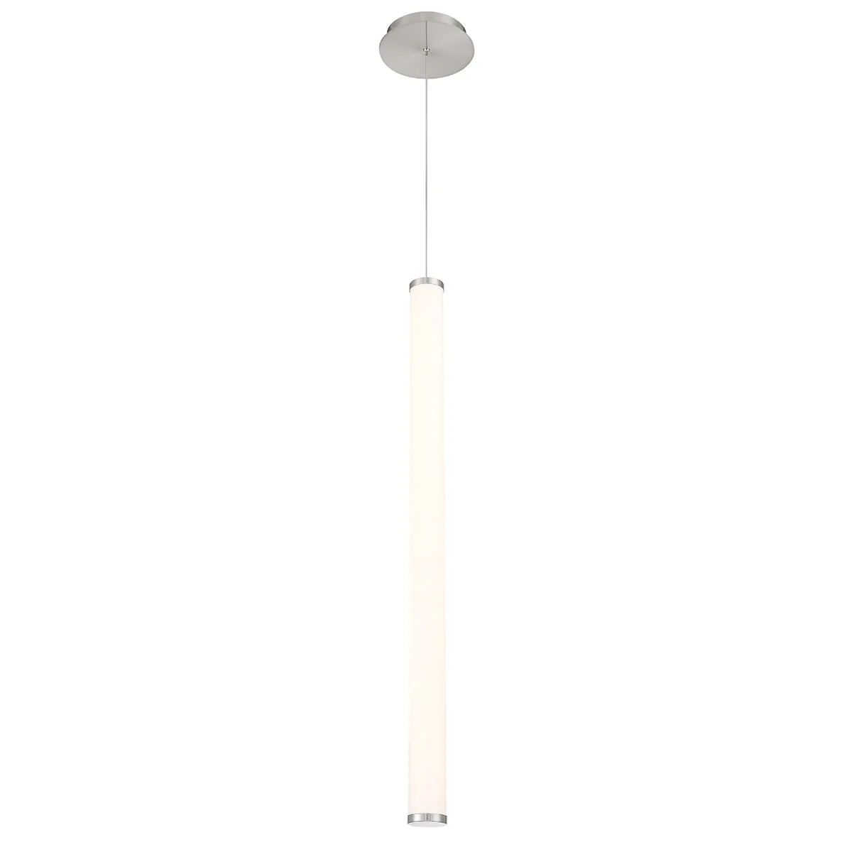 Flare LED Pendant in Brushed Nickel
