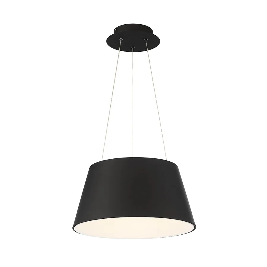 Vida LED Pendant in Black