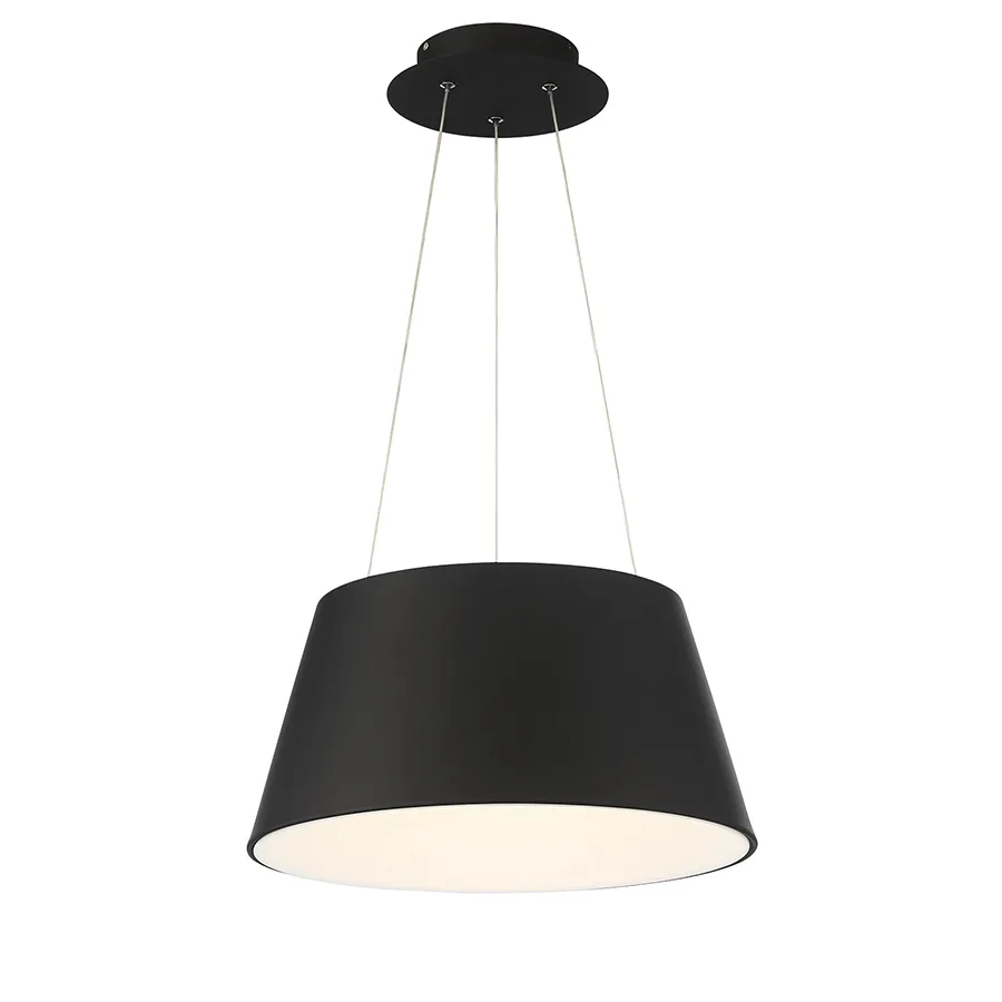 Vida LED Pendant in Black