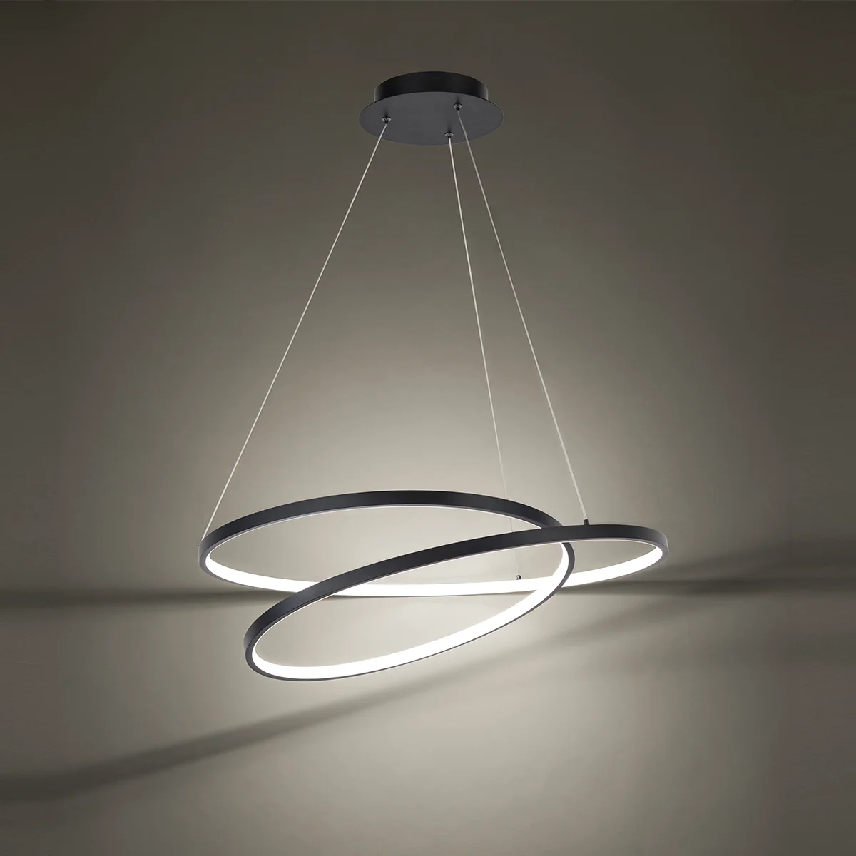 Marques LED Pendant in Black