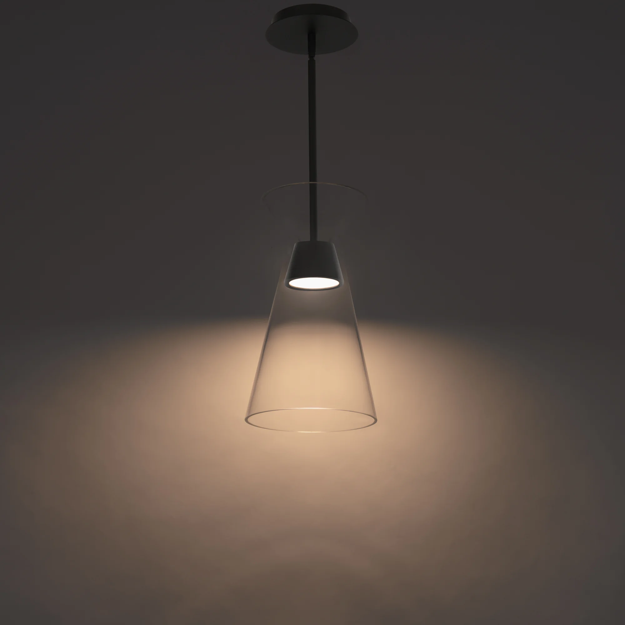 Chandra LED Mini Pendant in Black