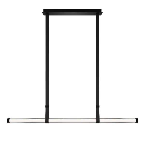 Light Layers. Silicone straps balance a slim clear bar enclosing a double layer of illumination.