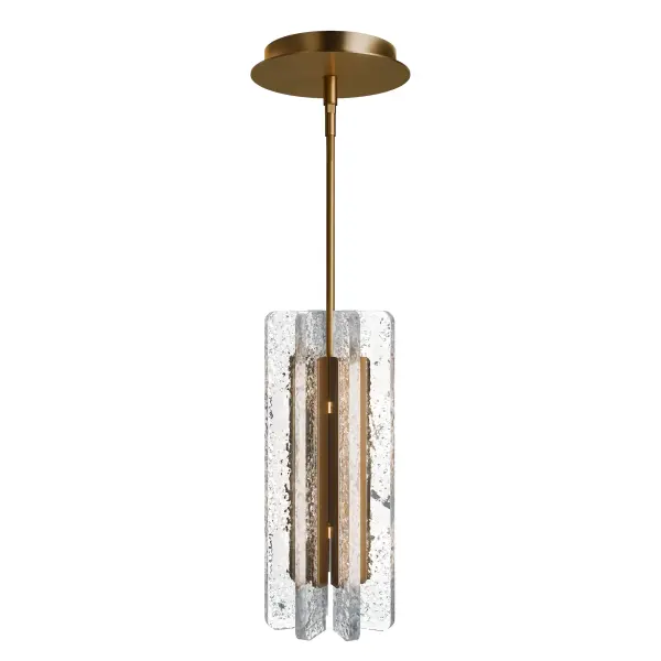 Inspired by industrial forms and elevated by modern craftsmanship, Cartridge makes a striking impression with its vertical column of textured cast acrylic. Light dances through the sculptural body, creating a luminous statement that’s equal parts architectural and artistic.