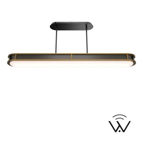 Long and lean with laid-back confidence, Longboard stretches light with modern rhythm. Its streamlined form and luminous opal diffuser create a sense of calm continuity — design that feels balanced, grounded, glows with understated sophistication.