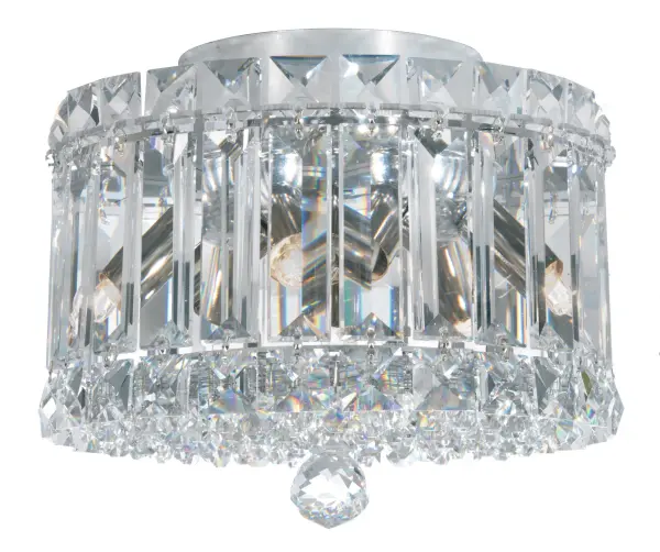 Add Hollywood Regency inspired brilliance to a contemporary lighting design.  Whether in a simple drum shape or as a stacked celebratory affair, Plaza elegance transcends the imagination.