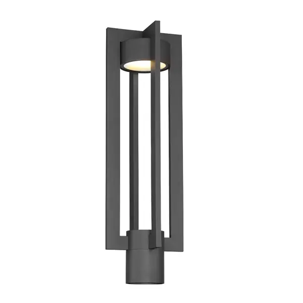 Bold Mid-Century Modern look with intersecting aluminum frames and cutting-edge LED light.