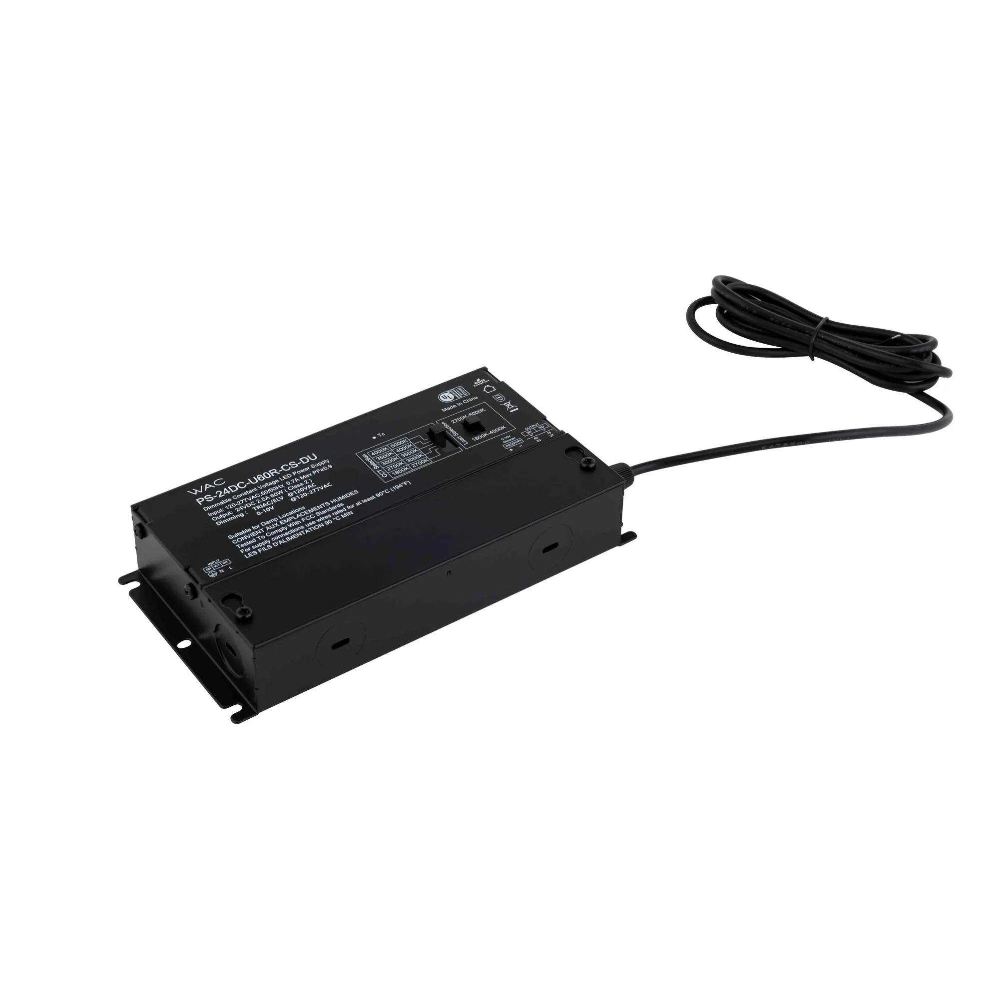 60W/96W, 120-277VAC/24VDC Remote Power Supply - Duet