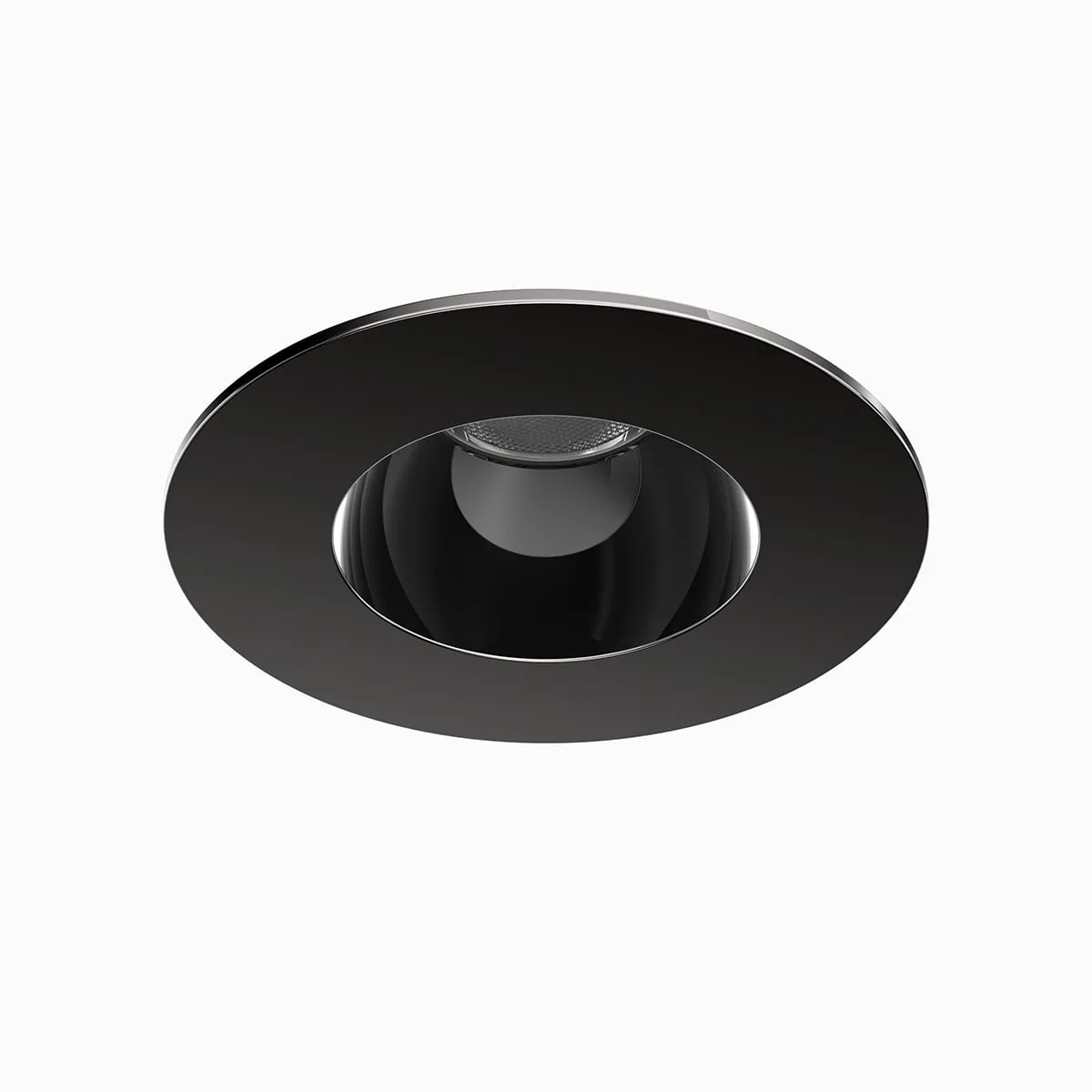 Ocularc 1.0 LED Round Open Reflector Trim with Light Engine and New Construction or Remodel Housing