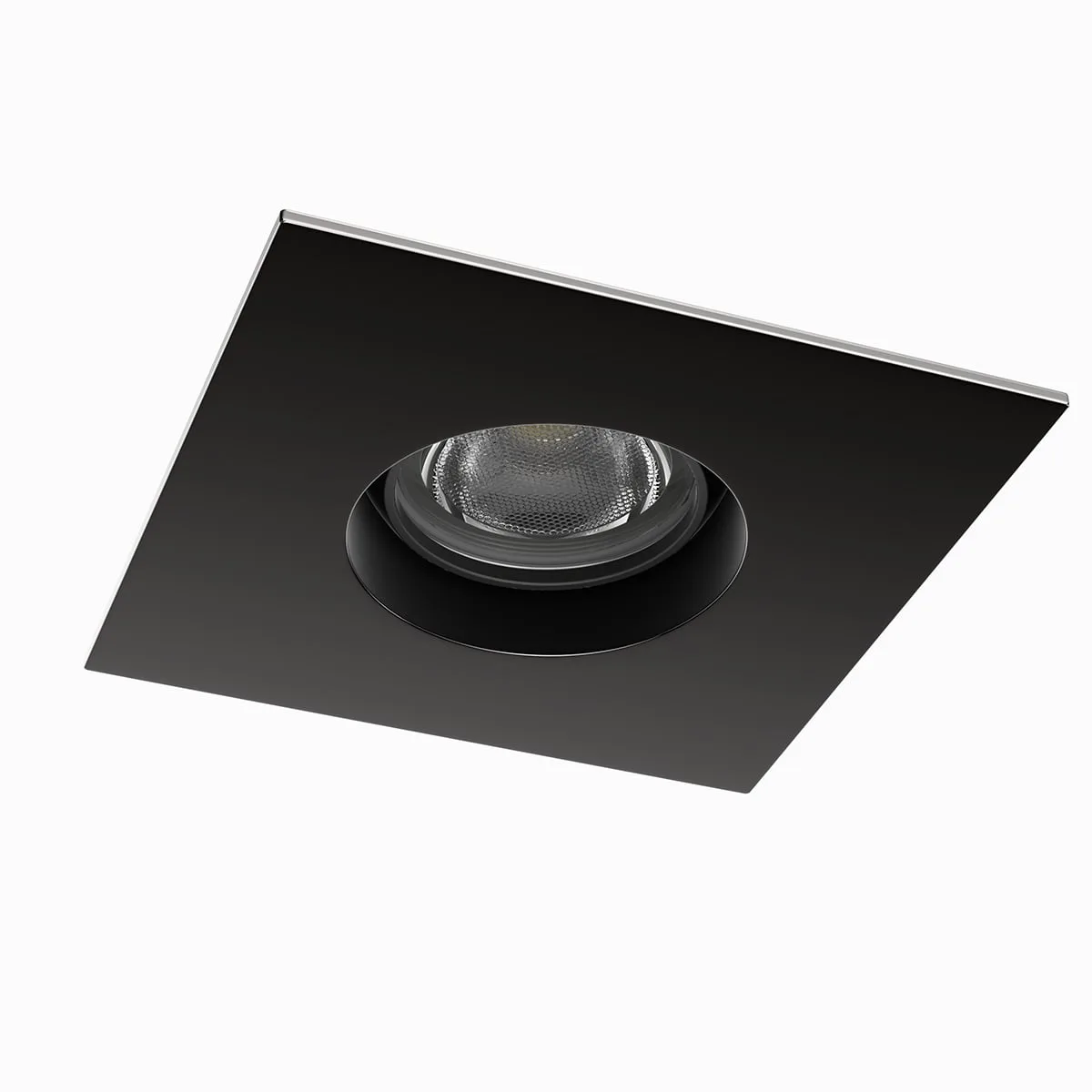Ocularc 1.0 LED Square Open Adjustable Trim with Light Engine and New Construction or Remodel Housing