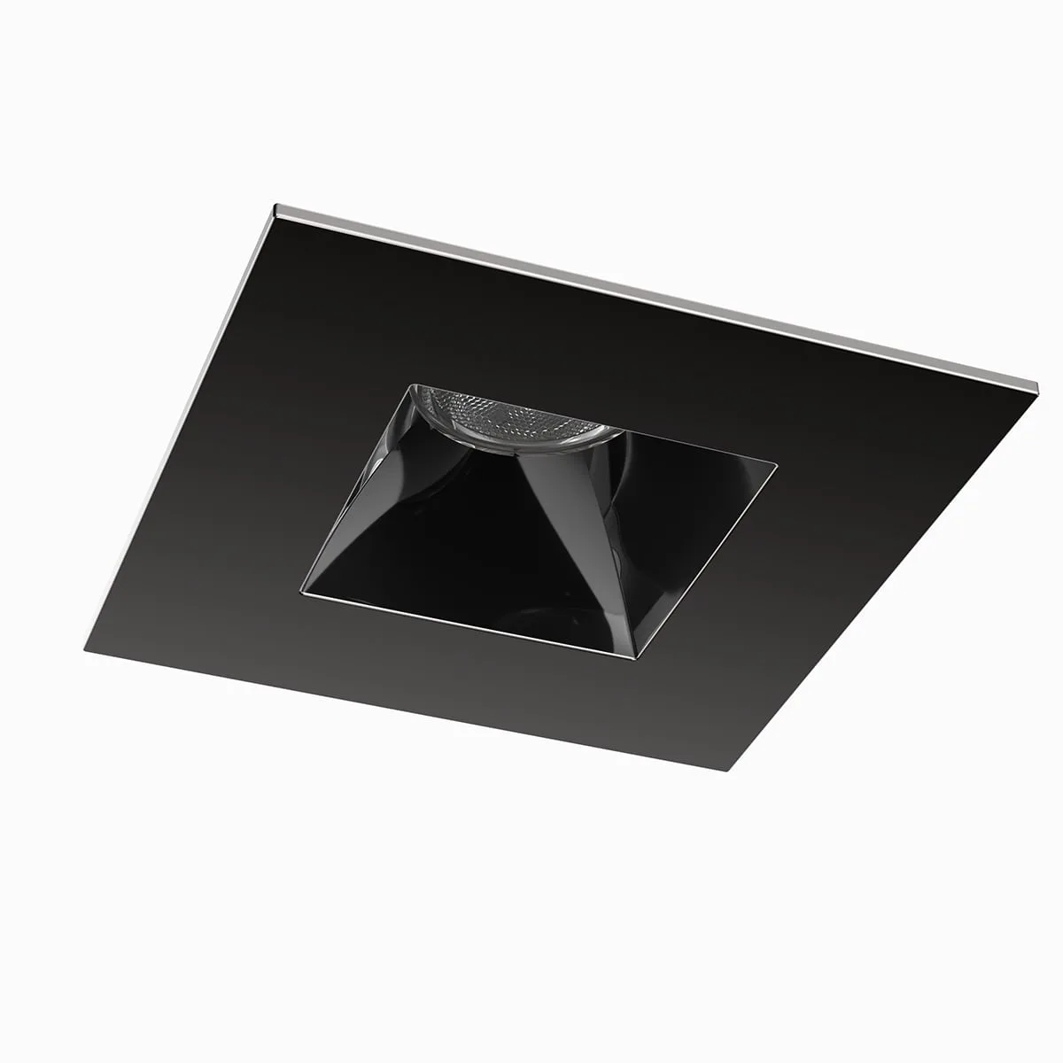 Ocularc 1.0 LED Square Open Reflector Trim with Light Engine and New Construction or Remodel Housing