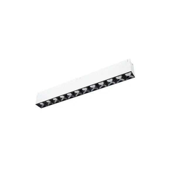 Multi Stealth recessed features a quiet aperture for a nearly glare free environment. Its linear multi cell form factor features a 1.5" aperture, with availability in up to 5 lengths. This series offers a downlight with 40° visual cutoff, an adjustable with 35° bi-directional tilt, and wall washer with specialized optics for even wall illumination. Trimmed and trimless options allow flexibility when integrating to building architecture.