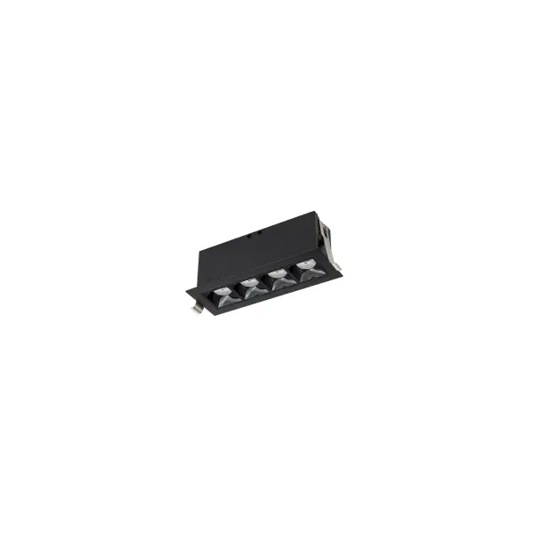 Multi Stealth recessed features a quiet aperture for a nearly glare free environment. Its linear multi cell form factor features a 1.5" aperture, with availability in up to 5 lengths. This series offers a downlight with 40° visual cutoff, an adjustable with 35° bi-directional tilt, and wall washer with specialized optics for even wall illumination. Trimmed and trimless options allow flexibility when integrating to building architecture.