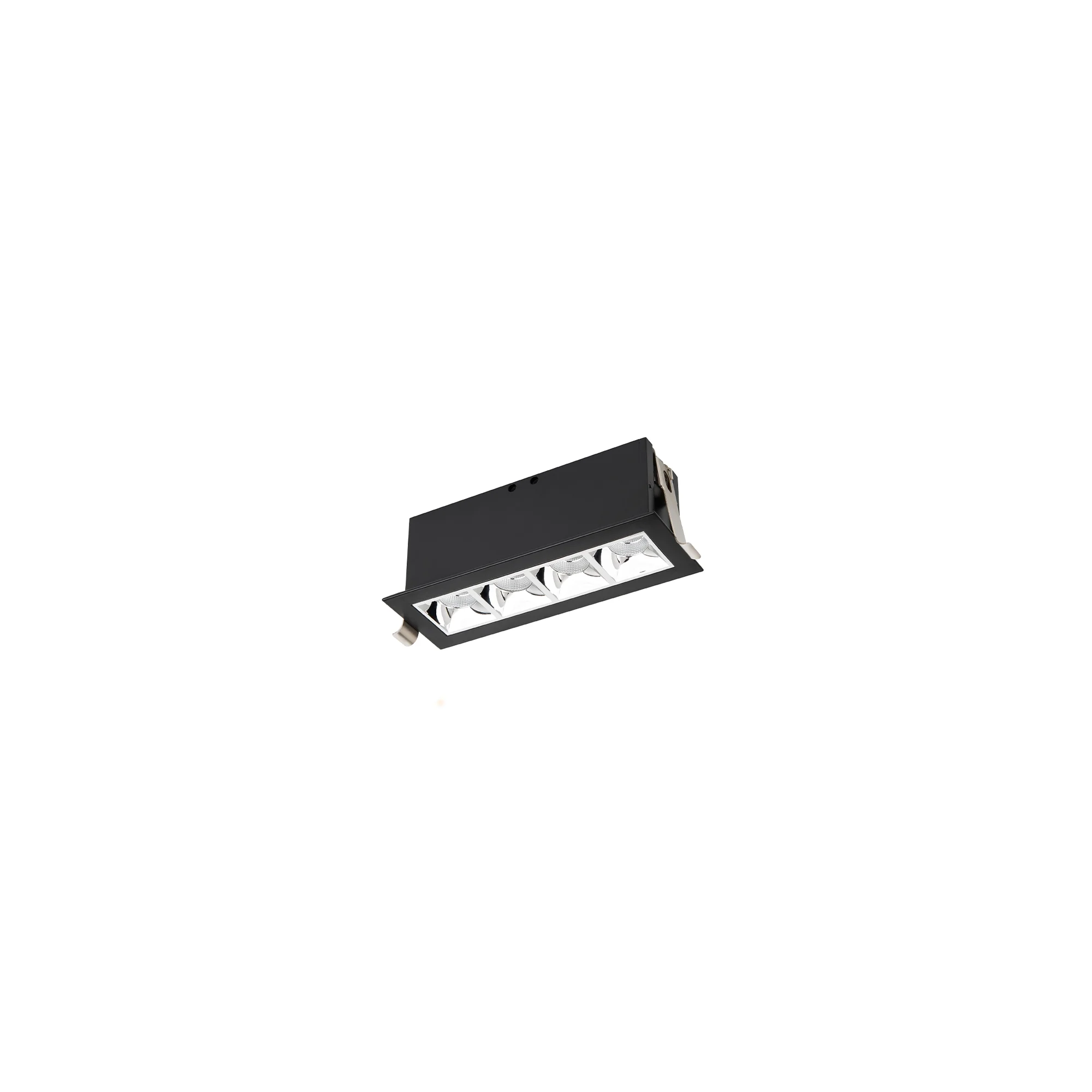 Multi Stealth LED Downlight Trim in Chrome/Black