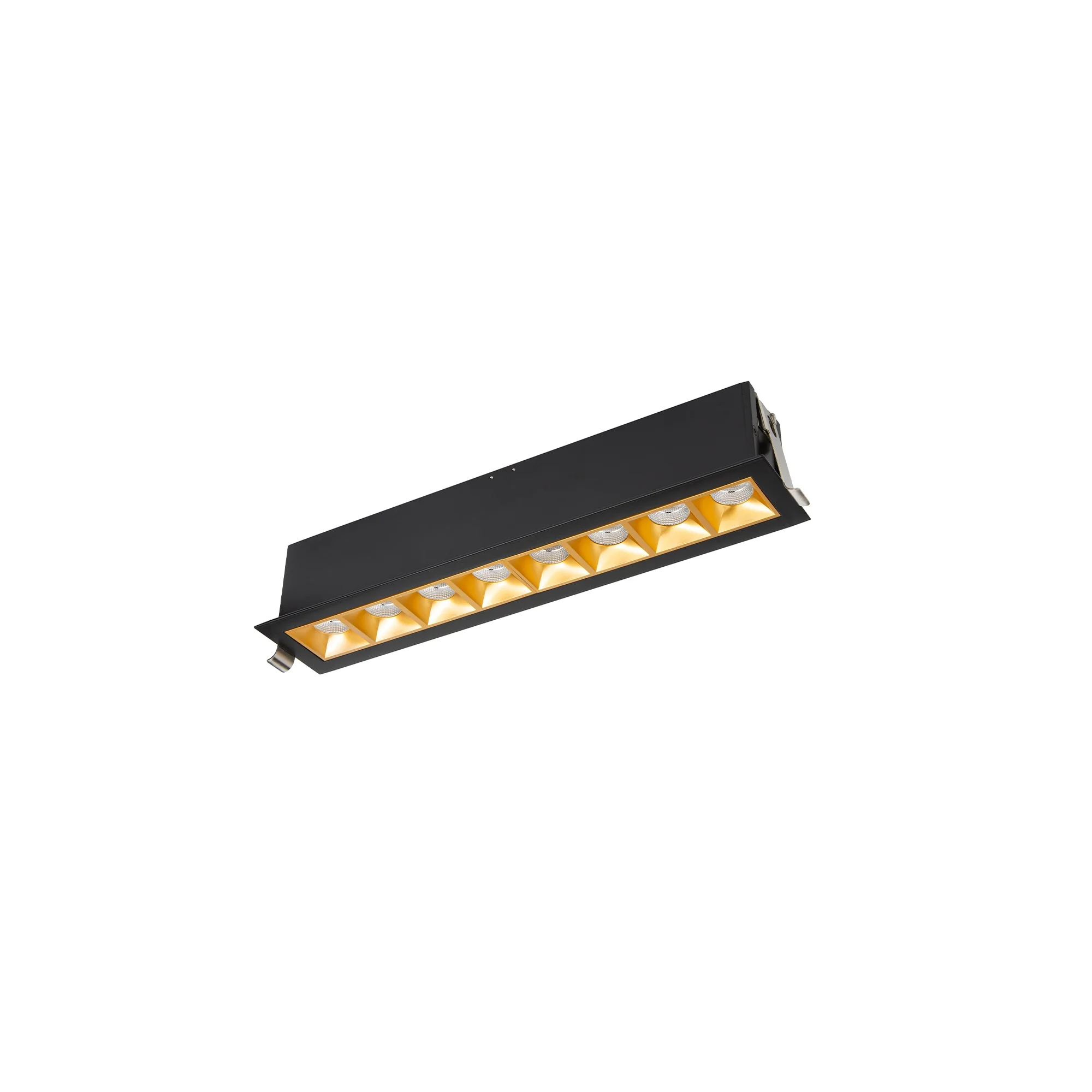 Multi Stealth LED Downlight Trim in Gold/Black