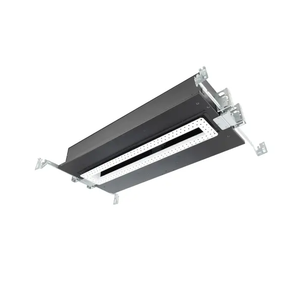 Multi Stealth recessed features a quiet aperture for a nearly glare free environment. Its linear multi cell form factor features a 1.5" aperture, with availability in up to 5 lengths. This series offers a downlight with 40° visual cutoff, an adjustable with 35° bi-directional tilt, and wall washer with specialized optics for even wall illumination. Trimmed and trimless options allow flexibility when integrating to building architecture.