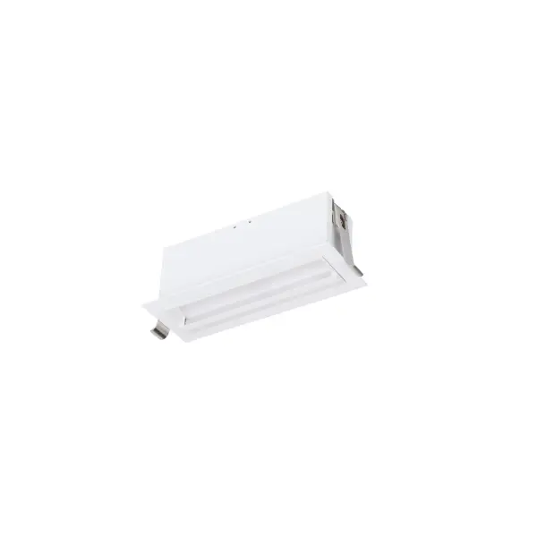 Multi Stealth recessed features a quiet aperture for a nearly glare free environment. Its linear multi cell form factor features a 1.5" aperture, with availability in up to 5 lengths. This series offers a downlight with 40° visual cutoff, an adjustable with 35° bi-directional tilt, and wall washer with specialized optics for even wall illumination. Trimmed and trimless options allow flexibility when integrating to building architecture. Collection: Multi Stealth Sub-Brand: WAC Lighting Finish: White/White Notes: Multi Stealth Wall Wash Trim 4 Cell 4000K 90Cri In White/White Width: 2.54" Height: 2.72" Length: 7.00" Weight: 1.10 lb Extension from Wall: 7.00" Bulbs Included Number of Bulbs: 4 Maximum Wattage: 3.50 W Bulb Type: Module Light Source: LED Delivered Lumens: 720.00 lm Color Temperature: 4000 K CRI: 90 Dimmable Rated Average Life: 50000 Material: Extruded aluminum with injection molded low glare bevel Country of Origin: China Safety Listing: ETL, cETL LED Manufacturer Warranty: 5 year