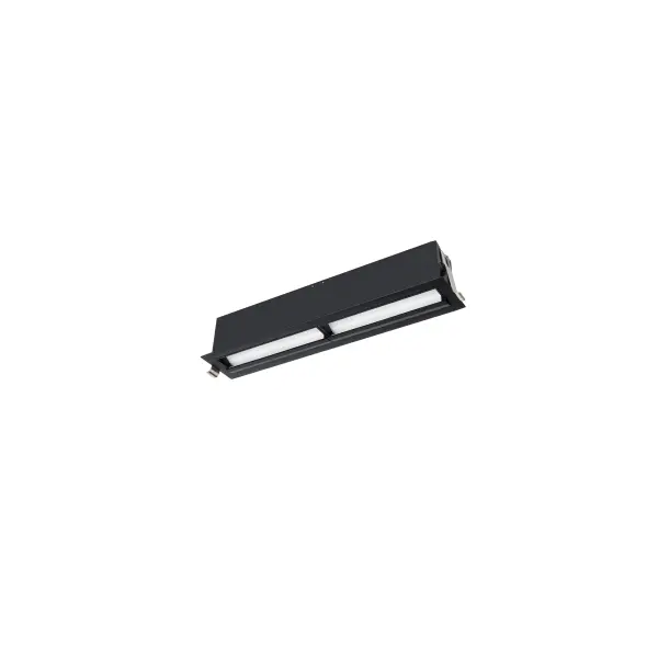 Multi Stealth recessed features a quiet aperture for a nearly glare free environment. Its linear multi cell form factor features a 1.5" aperture, with availability in up to 5 lengths. This series offers a downlight with 40° visual cutoff, an adjustable with 35° bi-directional tilt, and wall washer with specialized optics for even wall illumination. Trimmed and trimless options allow flexibility when integrating to building architecture.