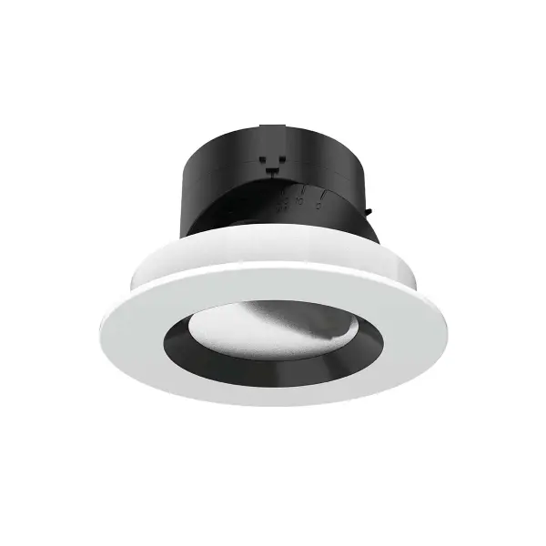 Shallow housing that is designed to fit in tight plenum spaces without sacrificing lumen output. Collection: Aether 2" Finish: Lensed Black/White Width: 4.13" Height: 2.50" Length: 4.13" Weight: 0.88 lb Extension from Wall: 4.13" Bulbs Included Number of Bulbs: 1 Maximum Wattage: 15.00 W Bulb Type: Module Light Source: LED Delivered Lumens: 1270.00 lm Color Temperature: 4000 K CRI: 85 Dimmable Beam Spread: 40.00° Rated Average Life: 50000 Material: Die-cast aluminum trim with die-cast aluminum heat sink Country of Origin: China Safety Listing: UL, cUL LED Manufacturer Warranty: 5 year