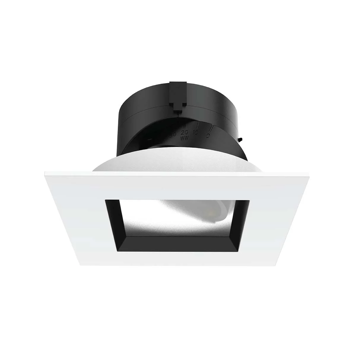Aether 2" LED Light Engine in Lensed Black/White