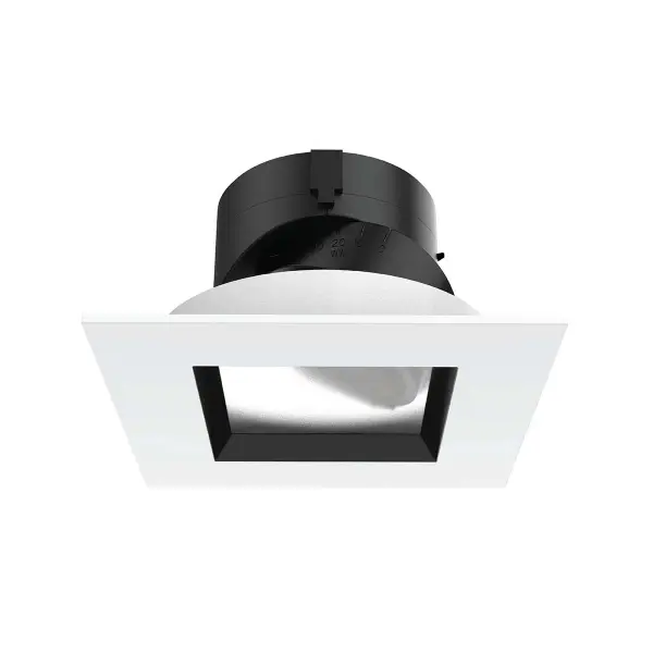 Shallow housing that is designed to fit in tight plenum spaces without sacrificing lumen output. Collection: Aether 2" Finish: Lensed Black/White Width: 4.13" Height: 2.50" Length: 4.13" Weight: 0.88 lb Extension from Wall: 4.13" Bulbs Included Number of Bulbs: 1 Maximum Wattage: 15.00 W Bulb Type: Module Light Source: LED Delivered Lumens: 1250.00 lm Color Temperature: 3000 K CRI: 85 Dimmable Beam Spread: 2628.00° Rated Average Life: 50000 Material: Die-cast aluminum trim with die-cast aluminum heat sink Country of Origin: China Safety Listing: UL, cUL LED Manufacturer Warranty: 5 year