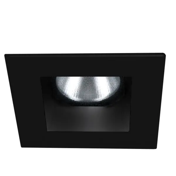 Shallow housing that is designed to fit in tight plenum spaces without sacrificing lumen output.