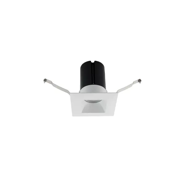 Minimum profile downlight with remote driver included for easy remodel or new construction installation.