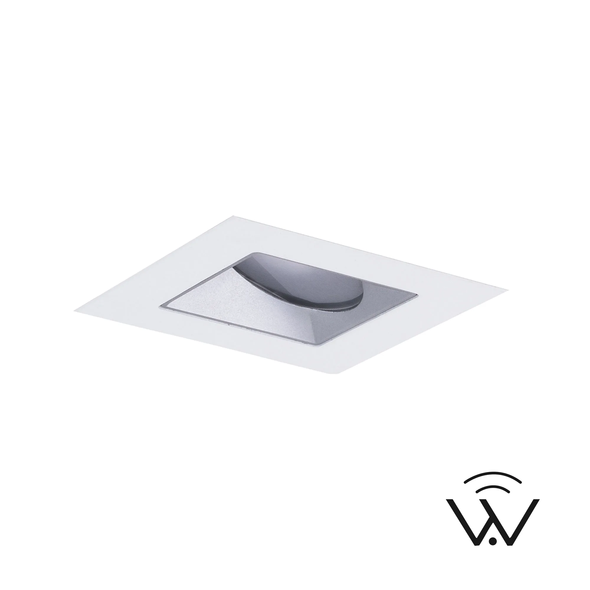 2In Fq Downlights LED Trim in Haze/White