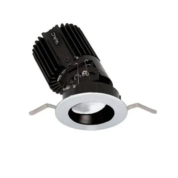 Volta LED downlight series represents an innovation in design and technology for architectural lighting. This high lumen and adaptable family of fixtures with a comprehensive set of round and square fittings, affords a sustainable solution for commercial, corporate, and upscale residential applications. Collection: Volta Sub-Brand: WAC Lighting Finish: Black/White Notes: Volta 2In Round Adjustable Trim Narrow Flood Beam 3000K 90Cri In Black White Width: 3.94" Height: 5.75" Length: 3.94" Weight: 1.39 lb Extension from Wall: 3.94" Bulbs Included Number of Bulbs: 1 Maximum Wattage: 22.00 W Bulb Type: Module Bulb Base: LED Module Light Source: LED Delivered Lumens: 540.00 lm Color Temperature: 3000 K CRI: 90 Dimmable Beam Spread: 25.00° Rated Average Life: 50000 Voltage: 120.00 V Material: Durable die-cast self-flanged aluminum construction Country of Origin: China Safety Listing: ETL, cETL Safety Rating: ETL, cETL LED Manufacturer Warranty: 5 Year Parts Diagram