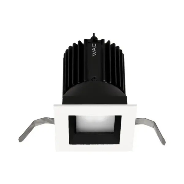 Volta LED downlight series represents an innovation in design and technology for architectural lighting. This high lumen and adaptable family of fixtures with a comprehensive set of round and square fittings, affords a sustainable solution for commercial, corporate, and upscale residential applications. Collection: Volta Sub-Brand: WAC Lighting Finish: Black/White Notes: Volta 2In Square Shallow Regressed Trim Flood Beam 2700K 85Cri In Black White Width: 3.94" Height: 5.00" Length: 3.94" Weight: 1.32 lb Extension from Wall: 3.94" Bulbs Included Number of Bulbs: 1 Maximum Wattage: 22.00 W Bulb Type: Module Bulb Base: LED Module Light Source: LED Delivered Lumens: 977.00 lm Color Temperature: 2700 K CRI: 85 Dimmable Beam Spread: 40.00° Rated Average Life: 50000 Voltage: 120.00 V Material: Durable die-cast self-flanged aluminum construction Country of Origin: China Safety Listing: ETL, cETL Safety Rating: ETL, cETL LED Manufacturer Warranty: 5 Year Parts Diagram