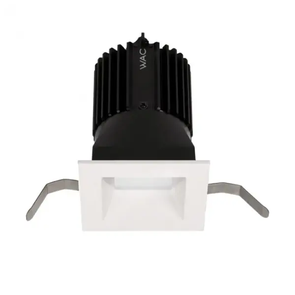 Volta LED downlight series represents an innovation in design and technology for architectural lighting. This high lumen and adaptable family of fixtures with a comprehensive set of round and square fittings, affords a sustainable solution for commercial, corporate, and upscale residential applications. Collection: Volta Sub-Brand: WAC Lighting Finish: Haze White Notes: Volta 2In Square Downlight Trim Narrow Flood Beam 3500K 85Cri In Haze White Width: 3.94" Height: 5.50" Length: 3.94" Weight: 1.32 lb Extension from Wall: 3.94" Bulbs Included Number of Bulbs: 1 Maximum Wattage: 22.00 W Bulb Type: Module Bulb Base: LED Module Light Source: LED Delivered Lumens: 990.00 lm Color Temperature: 3500 K CRI: 85 Dimmable Beam Spread: 25.00° Rated Average Life: 50000 Voltage: 120.00 V Material: Durable die-cast self-flanged aluminum construction Country of Origin: China Safety Listing: ETL, cETL Safety Rating: ETL, cETL LED Manufacturer Warranty: 5 Year Parts Diagram